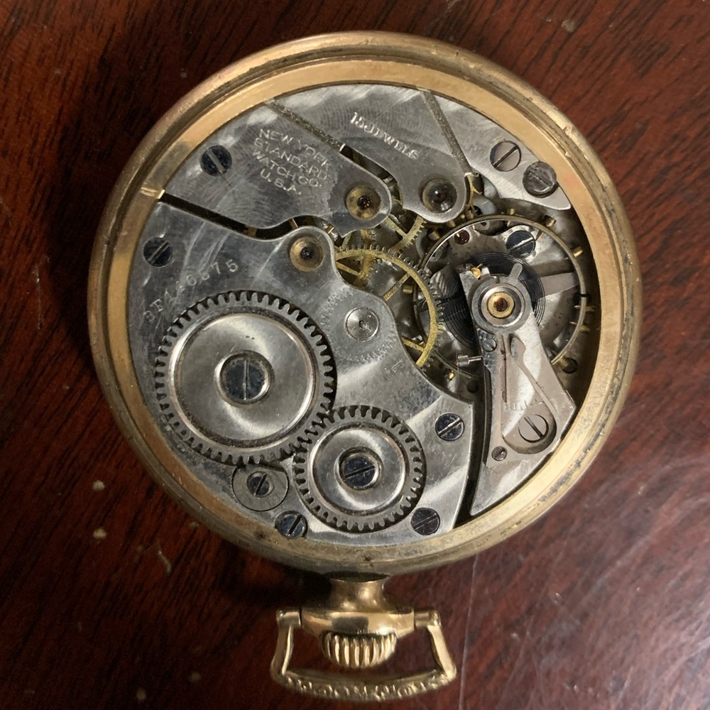 ANTIQUE GOLD POCKET WATCH - Picture 10 of 10